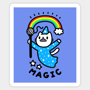 Magical Wizard Cat Sticker